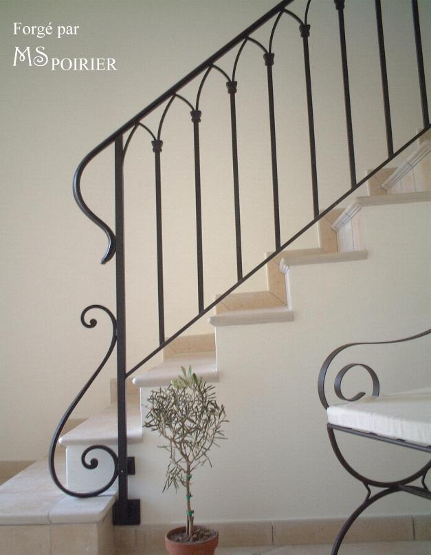 rampe fer forge pour escalier contemporain